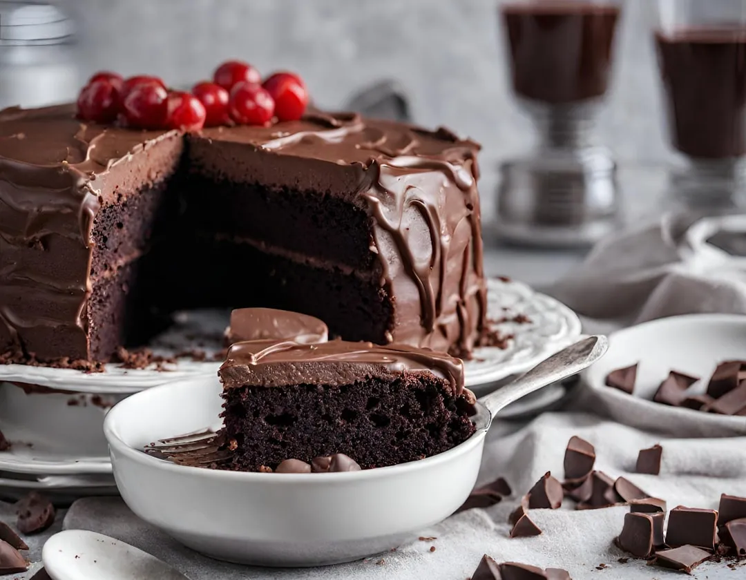 Photo chocolate cake
