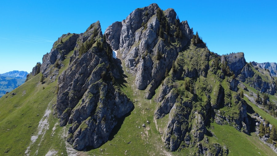 Photo mountain tourism