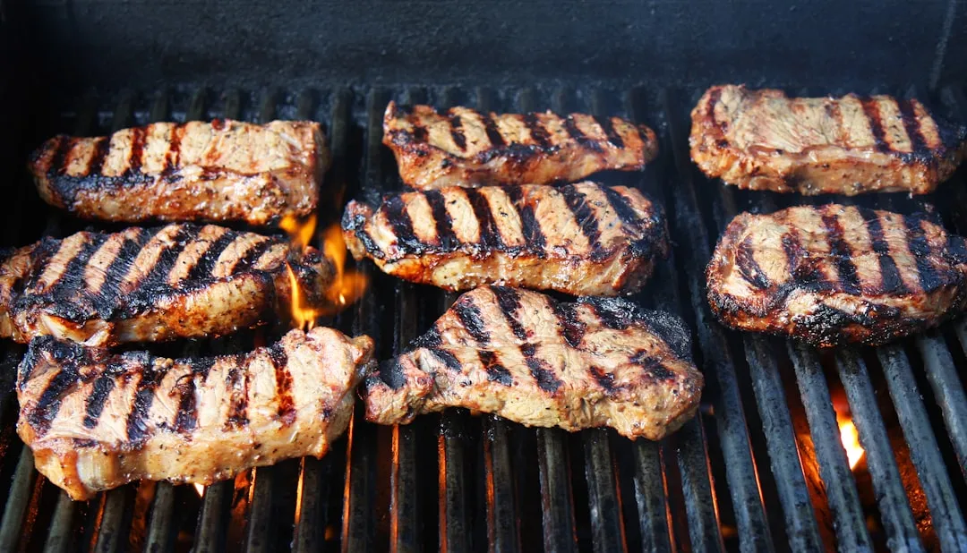Photo grilled beef