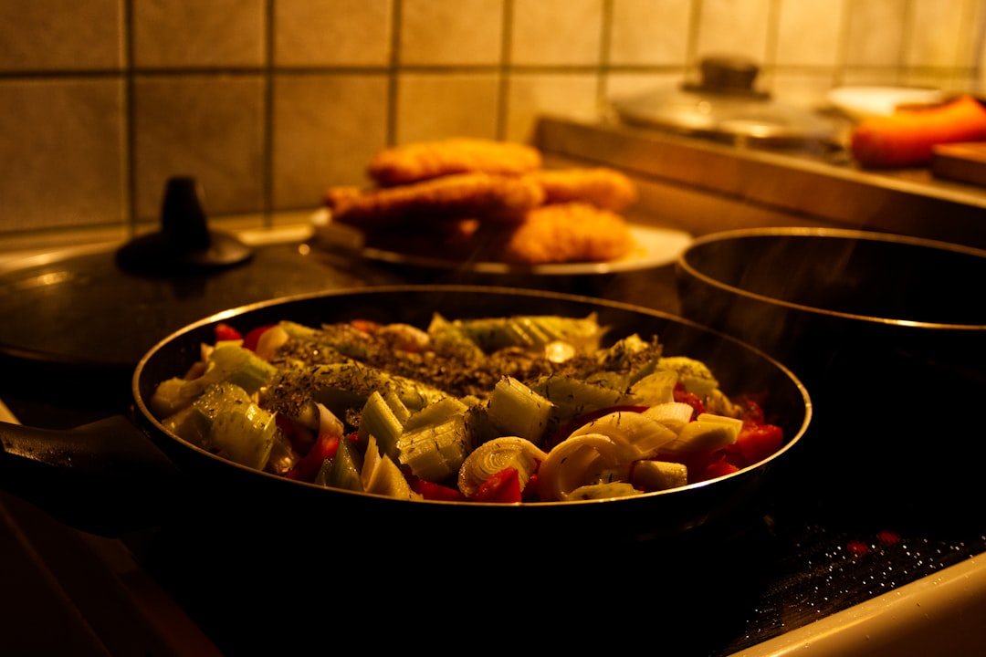 Photo steamed vegetables