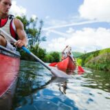 Photo kayak or canoe equipment
